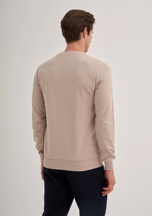 56100 Erkek Bej Sweatshirt - 2