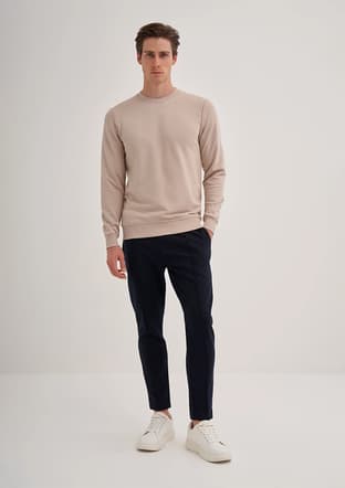 56100 Erkek Bej Sweatshirt - 3