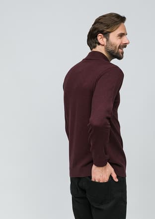 Jjbist500 Erkek Bordo Kazak - 3