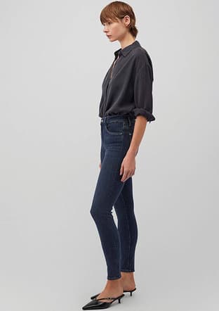 M100328-90536 Kadın Siyah Jean Pantolon - 2