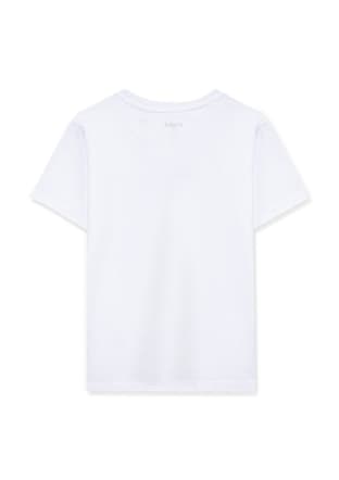 M66332620 Erkek Çocuk Beyaz Baskılı T-shirt - 2