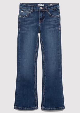 M7010722-90877 Kız Çocuk Mavi Jean Pantolon - 2