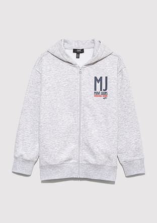 M6S10138-88467 Erkek Çocuk Gri Sweatshirt - 2