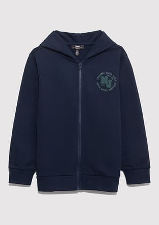 M6S10127-82318 Erkek Çocuk Lacivert Sweatshirt - 1