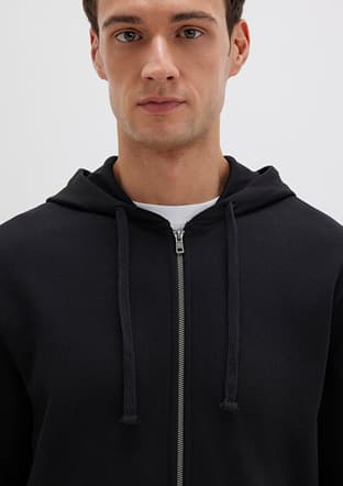M0S10423-900 Erkek Siyah Sweatshirt - 3