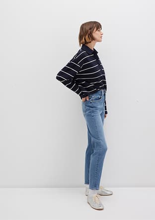 M100277-90993 Kadın Jean Pantolon - 2