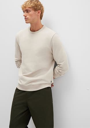M0S10457-35111 Erkek Bej Sweatshirt - 2