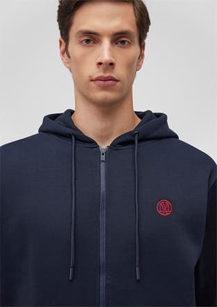 M066979-70490 Erkek Lacivert Sweatshirt - 3