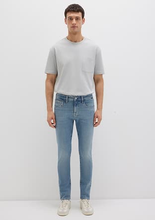 M0042490647 Erkek Mavi Jean Pantolon - 1