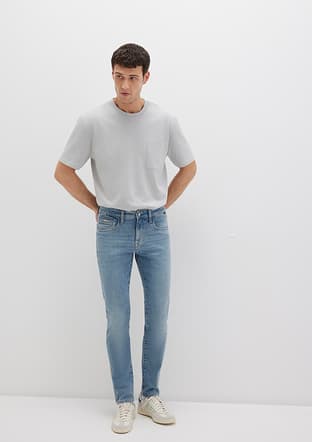 M0042490647 Erkek Mavi Jean Pantolon - 2