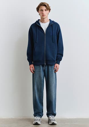M0S10392-89353 Erkek Mavi Sweatshirt - 2