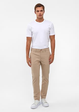 Pn1014400439 Erkek Bej Pantolon - 1