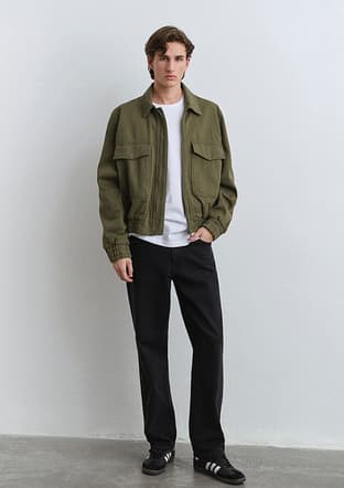 M0010101-83811 Erkek Siyah Jean Pantolon - 1