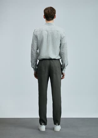 111190350 Erkek Yeşil Pantolon - 3