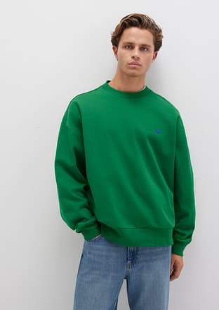 M0S10415-85916 Erkek Yeşil Sweatshirt - 1