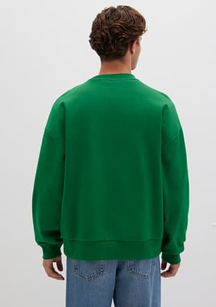 M0S10415-85916 Erkek Yeşil Sweatshirt - 2