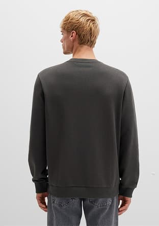M0S10421-70090 Erkek Gri Sweatshirt - 3