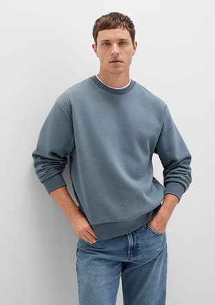 M0S10276-80889 Erkek Gri Sweatshirt - 1