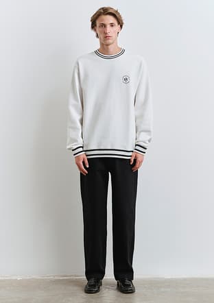 M0S10378-70057 Erkek Beyaz Sweatshirt - 2