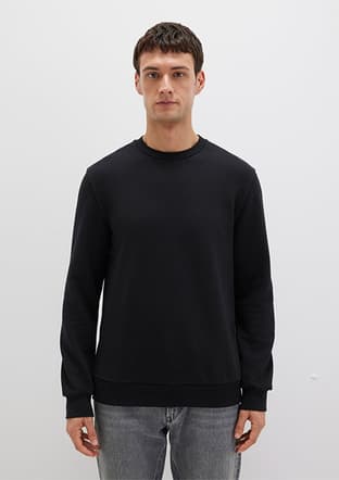M0S10457-900 Erkek Siyah Sweatshirt - 3