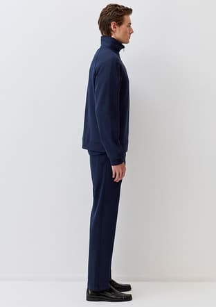 M0S10278-70490 Erkek Lacivert Sweatshirt - 3