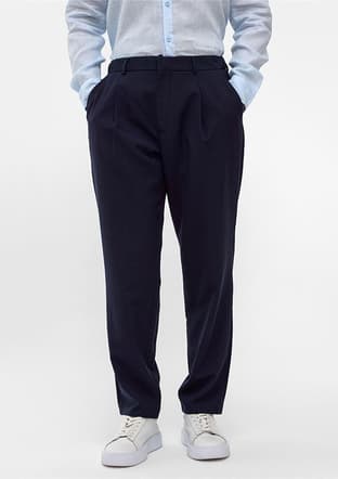 B34S30016 Erkek Lacivert Pantolon - 2