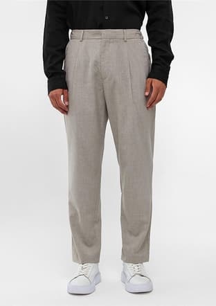 B34S30016 Erkek Bej Pantolon - 2