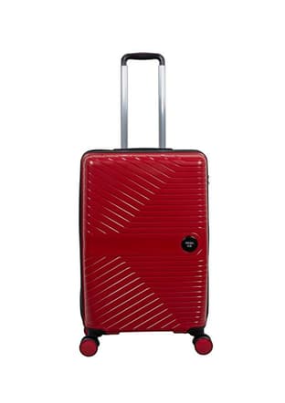 7896376286338 Unisex Yetişkin Bordo Valiz - 1
