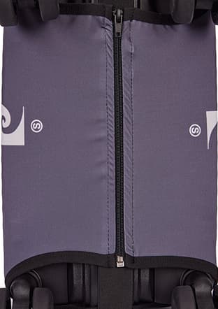 04Pc100-Klf Gr-03 Unisex Yetişkin Gri Valiz Kılıfı - 2