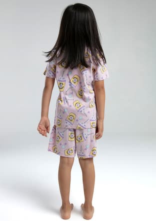 Rp3624-2 Kız Çocuk Pembe Pijama - 2