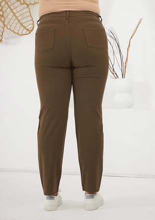1786 Kadın Yeşil Pantolon - 3