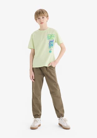 E0091A8Ydva Erkek Çocuk Yeşil Kısa Kol T-shirt - 2