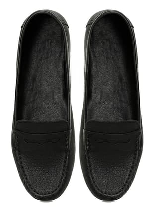 A10197354312010 Kadın Siyah Loafer - 3