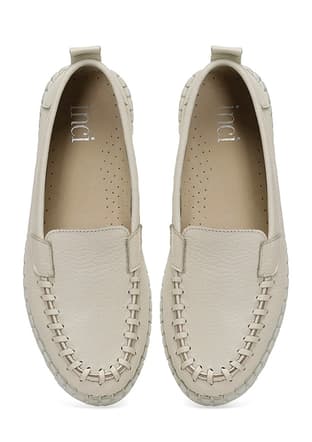 A10197372312010 Kadın Bej Casual Ayakkabı - 3