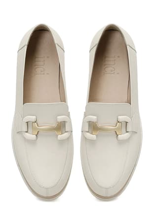 A10197360812010 Kadın Bej Loafer - 3