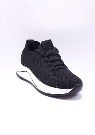 25Y388 Sy Kadın Siyah Casual Ayakkabı - 2