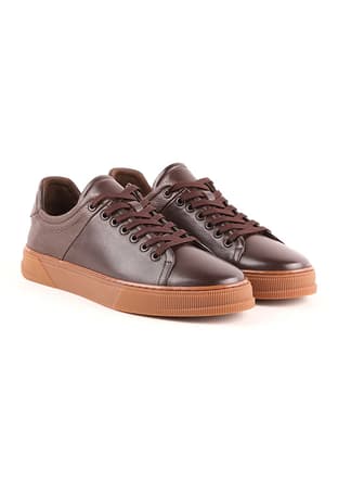 H1014 Ea Kauçuk Anti Erkek Kahverengi Casual Ayakkabı - 2