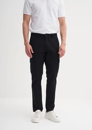 25Yceedt0012 Erkek Siyah Pantolon - 1