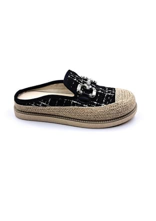 25Y308 Sy Kadın Siyah Casual Ayakkabı - 1