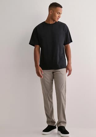12268303 Erkek Bej Pantolon - 3