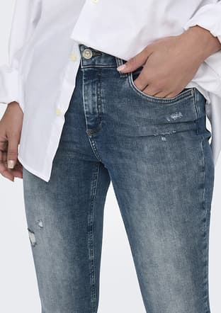 15336681 Kadın Mavi Jean Pantolon - 2