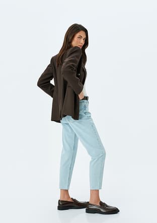 5Sal40046Md Kadın Lacivert Jean Pantolon - 2