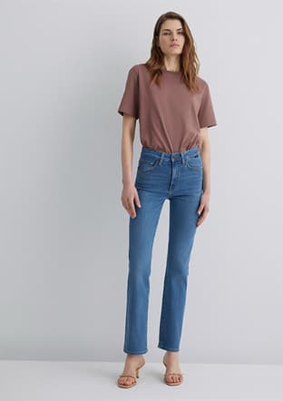 M1074689169 Kadın Sarı Jean Pantolon - 2