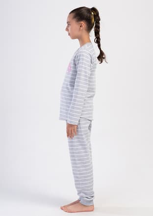 4030180000 Kız Çocuk Gri Pijama - 3