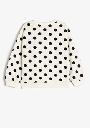 5Wmg10106Ak Kız Çocuk Beyaz Sweatshirt - 2