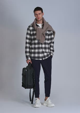112190322 Erkek Lacivert Pantolon - 2