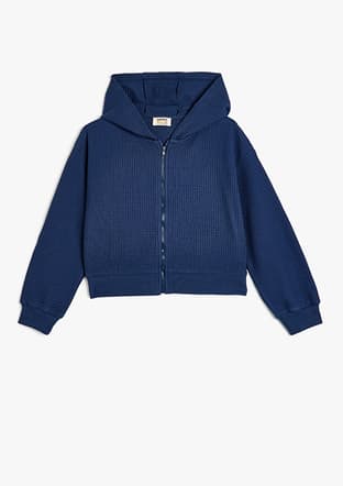 5Wkg10321Ak Kız Çocuk Lacivert Sweatshirt - 1