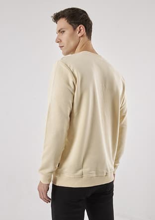Tc1946 Unisex Yetişkin Beyaz Sweatshirt - 3