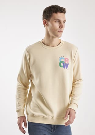 Tc1948 Unisex Yetişkin Beyaz Sweatshirt - 3