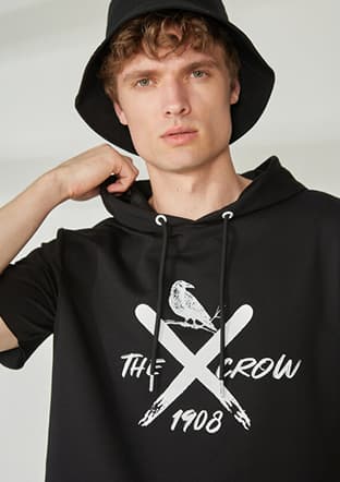 Tc3903 Erkek Siyah Sweatshirt - 3